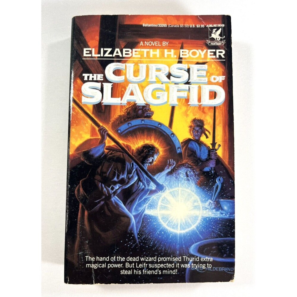 Wizard's War: The Curse of Slagfid by Elizabeth H. Boyer 1989 First Edition